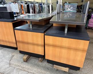 Custom made counter stations. 4 available.