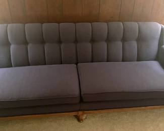  Navy blue couch 84 W x 31 D x 29 H