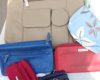 LOTS OF PURSES - TOTE BAGS - TRAVEL BAGS -WALLETS