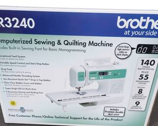 NEW SEWING MACHINE - XR3240 BROTHER COMPUTERIZED SEWING & QUILTING MACHINE