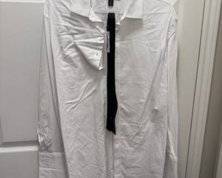 Men's White TUXEDO Shirt, Michelsons London, WORN ONLY ONCE with Calvin Klein Tux Tie.
Size XL, 17/32-33.
USA Shipping Only.