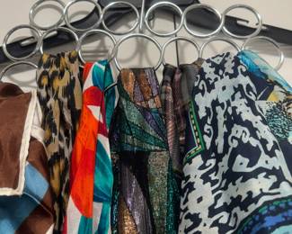 Vintage Ladies Scarves with Scarf Hanger.
USA Shipping Only.