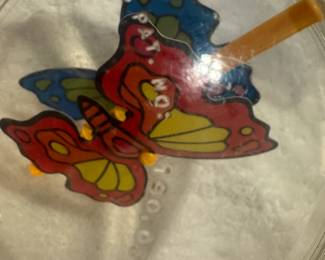 Rare vintage 1970s Playskool Flutter Butterfly Ball.
USA Shipping Only.