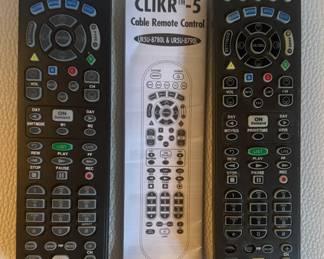 Two (2) Cable Remote Controls - CLIKR-5.
USA Shipping Only.