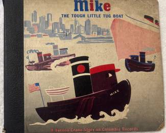 1940 Vintage Columbia Record Set: Mike the Tough Little Tug Boat 78RPM Records
USA Shipping Only.