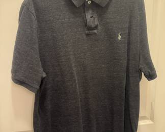 POLO Ralph Lauren Polo Men's Gray (White Logo) Polo Shirt. Size XL.
USA Shipping Only.