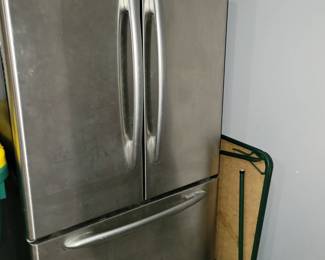 Stainless fridge
