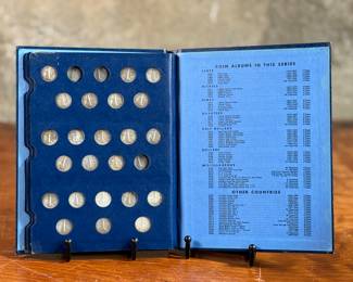 This lot features a Mercury Dime collection, housed in a collector’s album. Seventy (70) Mercury Dimes counted in total with just a few missing as seen in photos.
