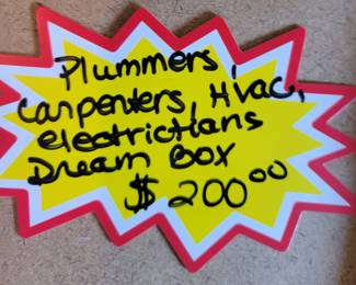 HEAVY DUTY TOOL BOX FOR PLUMBER, ELECTRICIAN, HVAC, CARPENTER, WELDER, HEAVY SHEET METAL SCREWES, COTTER PIN, SOLDER $200
