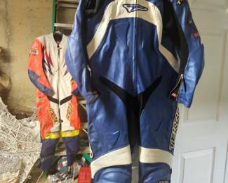 $250 Pre Sale Item - See Sale Description for purchase details. Teknic Motorcycle Racing Suit, Blue, Size US 48, Good/Excellent Condition