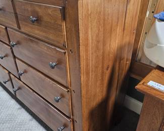 $250 Pre Sale Item - See Sale Description for purchase details. Webb Dresser w/Mirror, 10 drawers -64"w x 19.5"d x 40"h, Pic 3 of 3