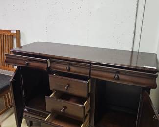 $225 Pre Sale Item - See Sale Description for purchase details. Buffet Sideboard, 52"w x 17.25"d x 38"h. Pic 3 of 3