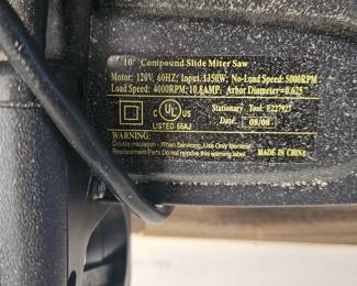 $125 Pre Sale Item - See Sale Description for purchase details. Miter Saw Pic 1 of 2