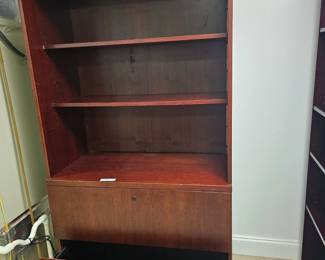 $175 Pre Sale Item - See Sale Description for purchase details. Bookshelf with 2 filing drawers/storage, 37"w x 19"d x 69"h Pic 2 of 2