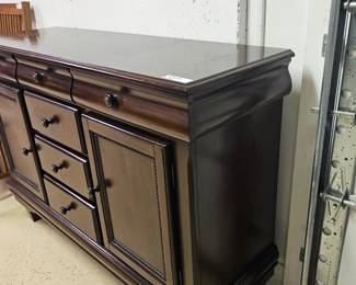 $225 Pre Sale Item - See Sale Description for purchase details. Buffet Sideboard, 52"w x 17.25"d x 38"h. Pic 2 of 3