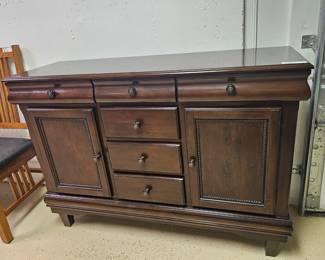 $225 Pre Sale Item - See Sale Description for purchase details. Buffet Sideboard, 52"w x 17.25"d x 38"h. Pic 1 of 3