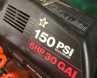$450 Pre Sale Item - See Sale Description for purchase details. Craftsman 30 gallon 6HP Air Compressor Pic 2 of 3