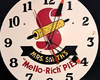 MRS SMITHS PIES CLOCK