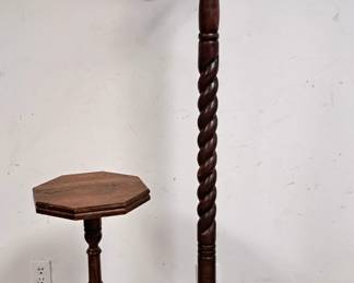 BARLEY TWIST COAT RACK & PLANT STAND