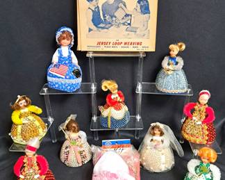 SEQUIN DOLLS LOT