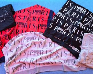 PARIS SILK SCARF & TSHIRTS