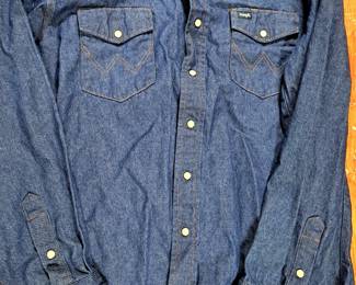 WRANGLER DENIM JEAN VINTAGE SHIRT