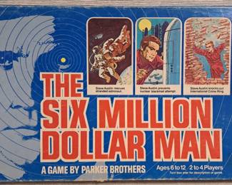 SIX MILLION DOLLAR MAN BOARD GAME