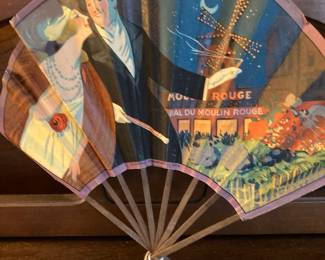 Vintage advertising fan