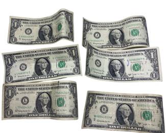 1963B Complete $1 Federal Reserve Barr Note Set
