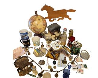 Vintage Trinkets Globe Weather Vane Style Horse & More