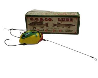 Vintage Creek Chub Weed Bug In Box Garrett In Fishing Lure Looks Unused