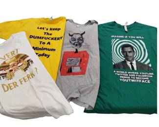 Mens Clothing LOT T-Shirts Twilight Zone Funny