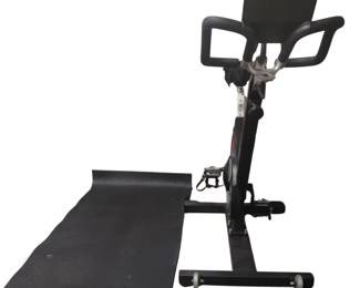 Fitness Stationary Bike Spin Class KEISER m3i Floor Pad Book Tablet Holder MSRP $3k