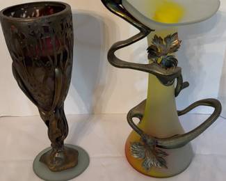 AMA Romanian Mid 20th Centry Art Vases