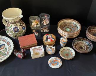 Romanian Ceramics, Trinkets, Mini Books