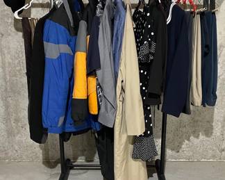 Men Womens Dress Clothes, Coats Snowsuits Mystery Lot