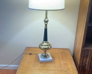 Square Side Table And Lamp
