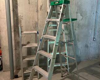 3 Aluminum Ladders