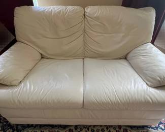 White Loveseat