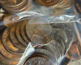 Example of loose coins