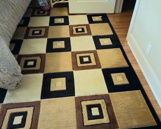 4x6 designer rug in geometric shapes