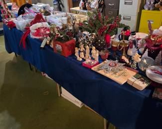 Christmas Decor Galore; 5-Drawer File Cabinet; 4-Drawer File Cabinet; Halloween & Fall Decor