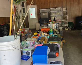 Fishing Equipment & Supplies; Ladders; Cleaning & House Repair Supplies