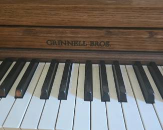 Grinnell Bros. Upright Piano with Stool