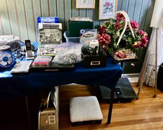 Grand Rapids Historic Books; Fans; Boom Box; Easel; Silk Plant in Basket; Telephone; Wall Art and more.