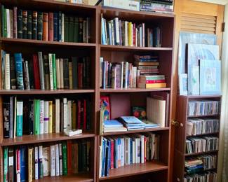 Books; Bookshelves; Wall Art; CDs; DVDs