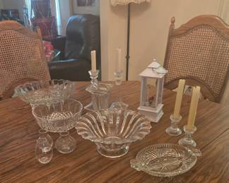 Pressed & Crystal Glass Decor