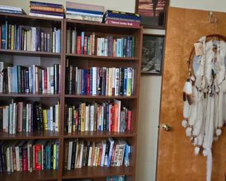 Books; Bookshelves; Wall Art; Native American Mandala