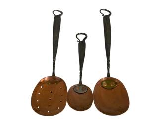1022 - Copper Kitchen Utensils