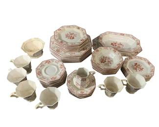 1135 - 49pc Set Independence Bittersweet Ironstone